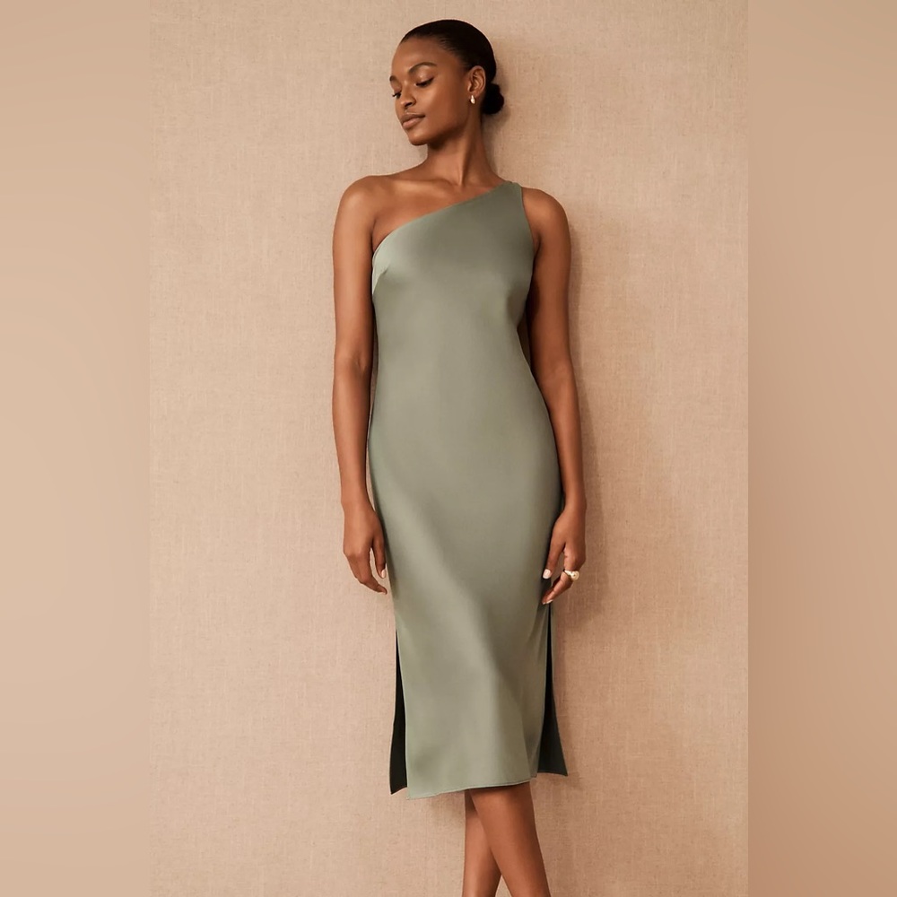 BHLDN Sage Bridesmaid Dress